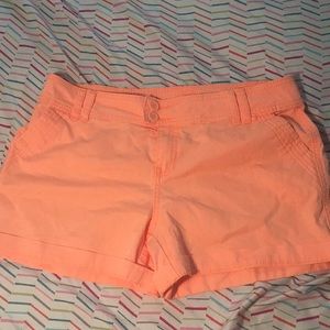Peach shorts